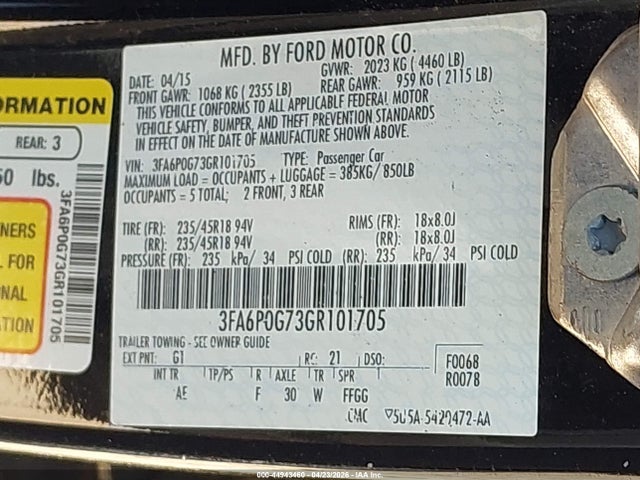 Ford Fusion S