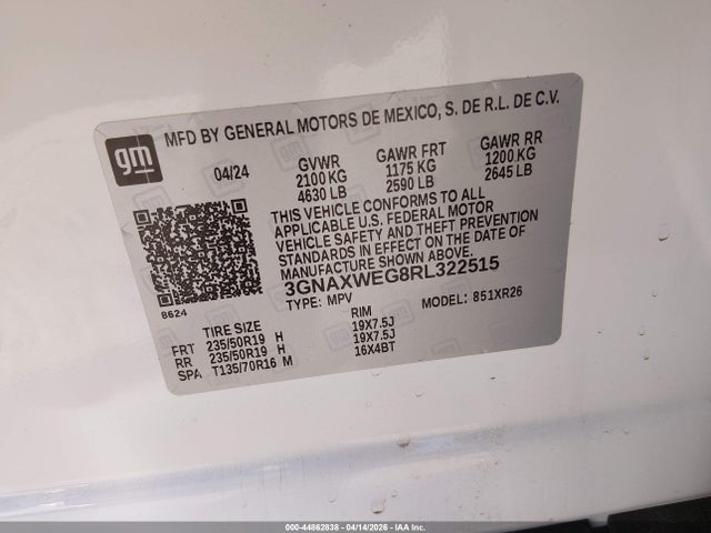 Chevrolet Equinox Awd Rs