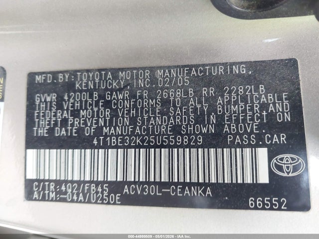Toyota Camry Le