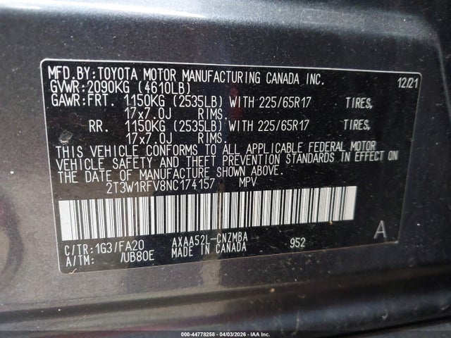Toyota RAV4 Xle