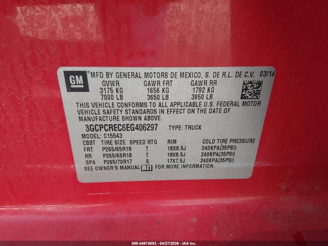 Chevrolet Silverado 1500 1lt