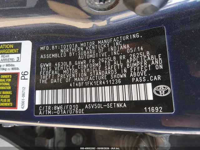 Toyota Camry Le