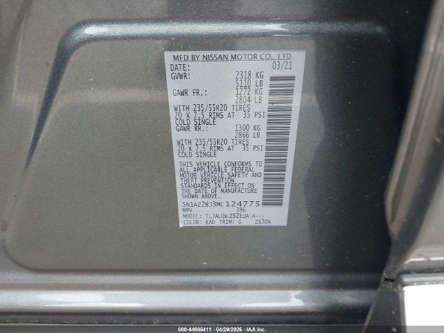 Nissan Murano Sv Fwd