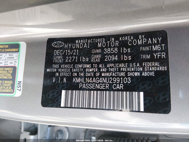 Hyundai ELANTRA Sel