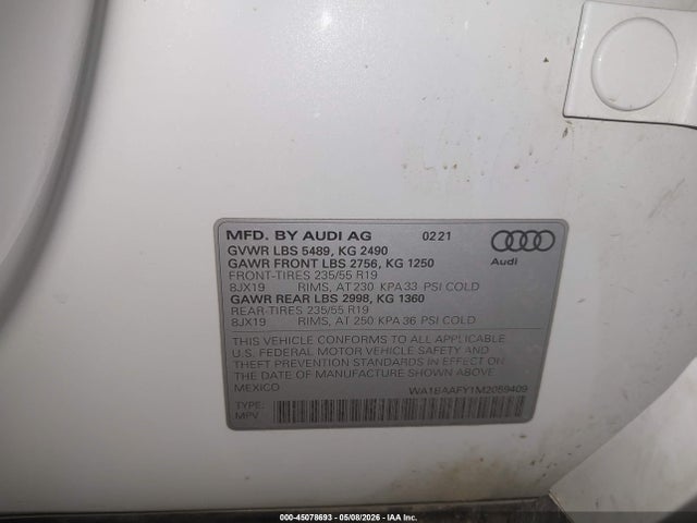 Audi Q5 Premium Plus 45 Tfsi Quattro S Tronic