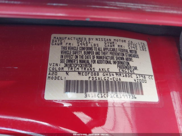 Nissan Versa 1.8 Sl