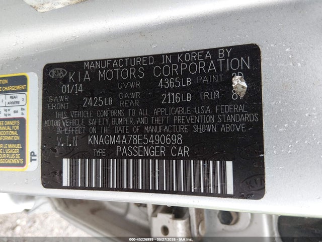Kia Optima Lx