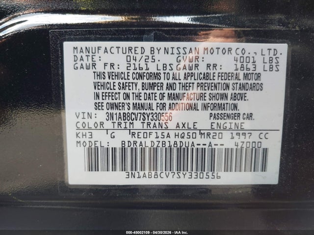 Nissan Sentra Sv