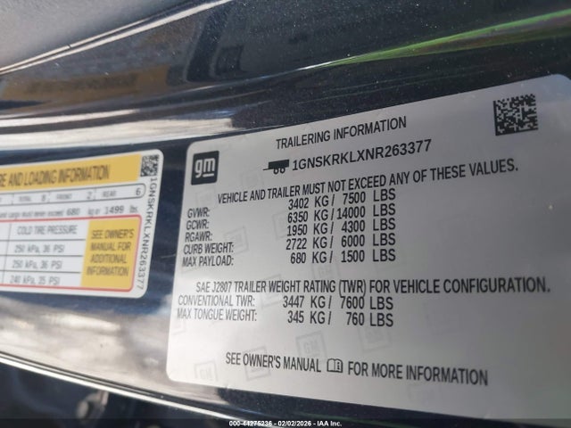 Chevrolet Tahoe 4wd Rst