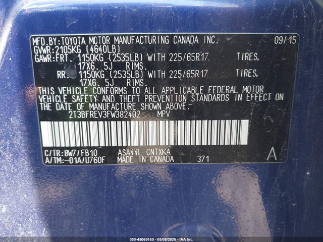 Toyota RAV4 Le