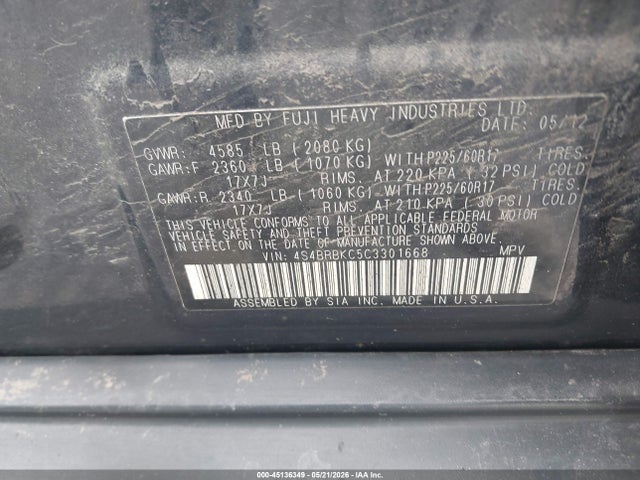 Subaru Outback 2.5i Limited