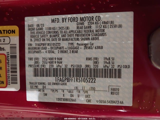 Ford Mustang Gt Premium