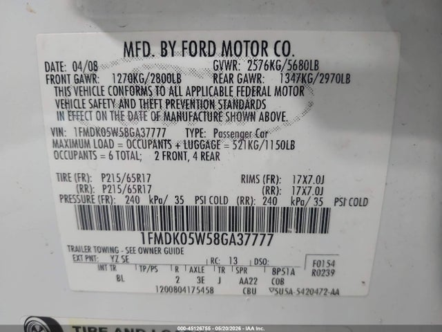 Ford Taurus X Sel