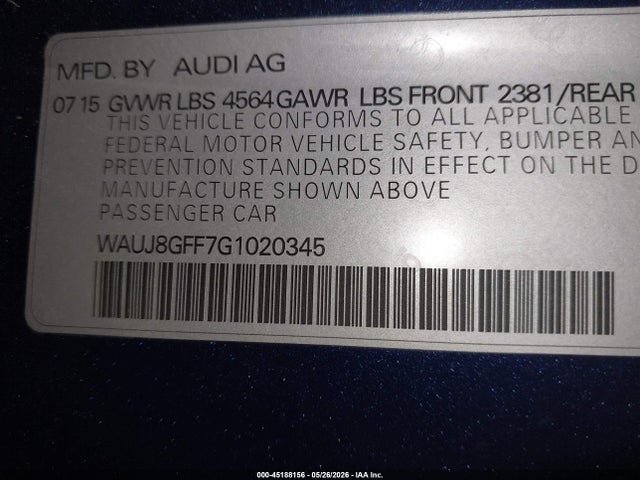 Audi A3 2.0t Premium