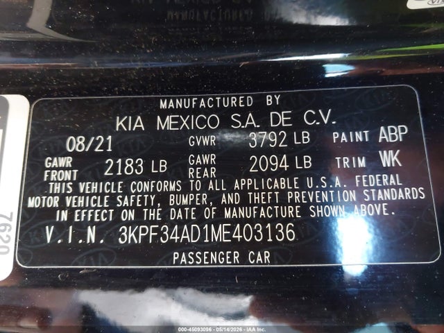 Kia Forte Gt-line