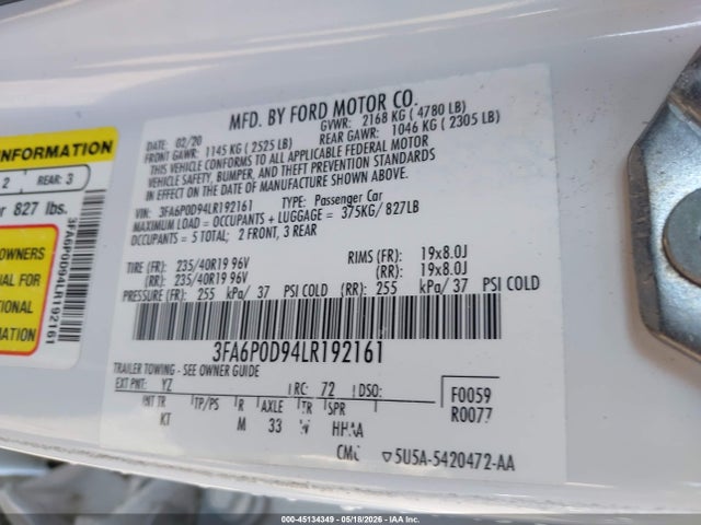 Ford Fusion Titanium