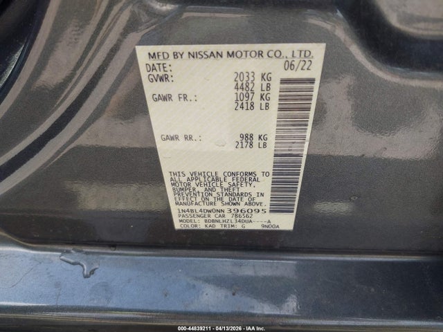 Nissan Altima Sv Intelligent Awd