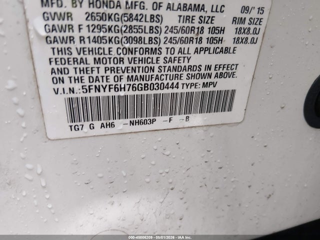 Honda Pilot Ex-l