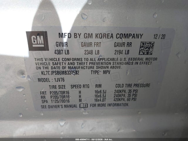 Chevrolet Trax Awd Lt