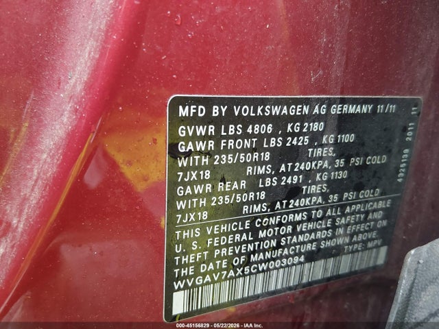 Volkswagen Tiguan Se