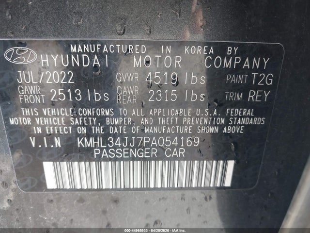 Hyundai SONATA Sel