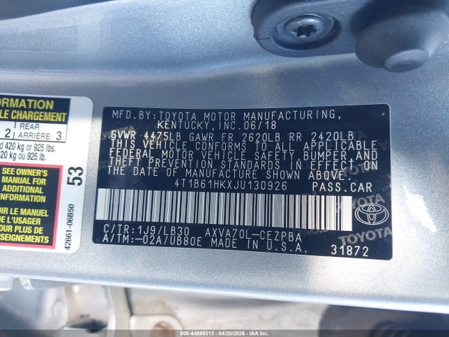 Toyota Camry Xse