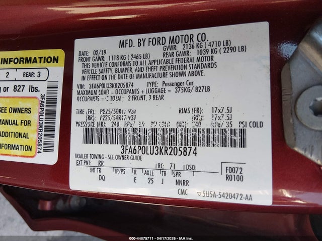 Ford Fusion Se