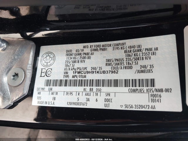 Ford Escape Sel