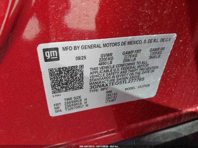 Chevrolet Equinox Awd Rs
