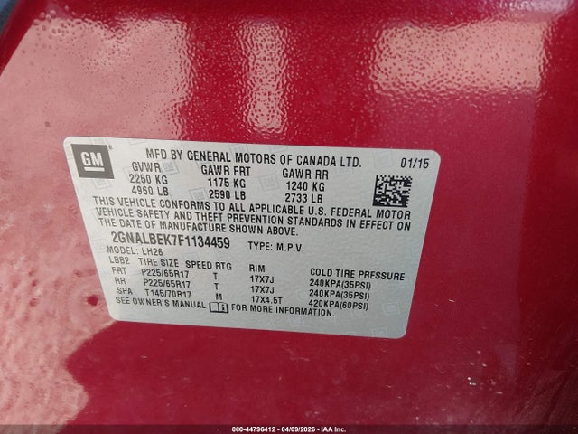 Chevrolet Equinox 1lt