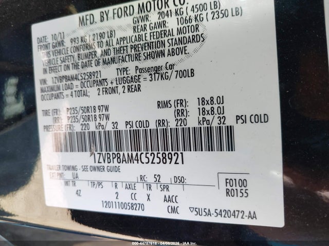Ford Mustang V6 Premium