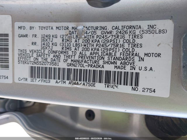 Toyota Tacoma Prerunner V6