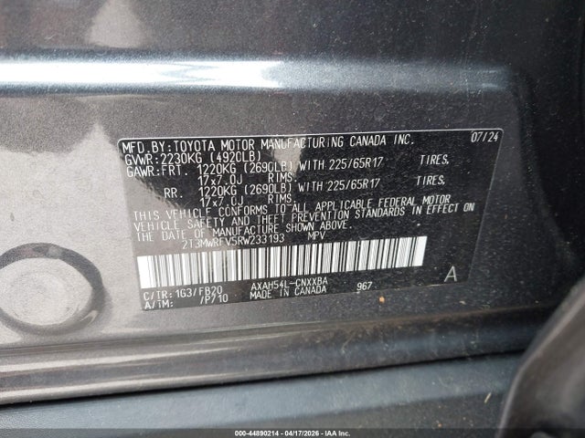 Toyota RAV4 Le