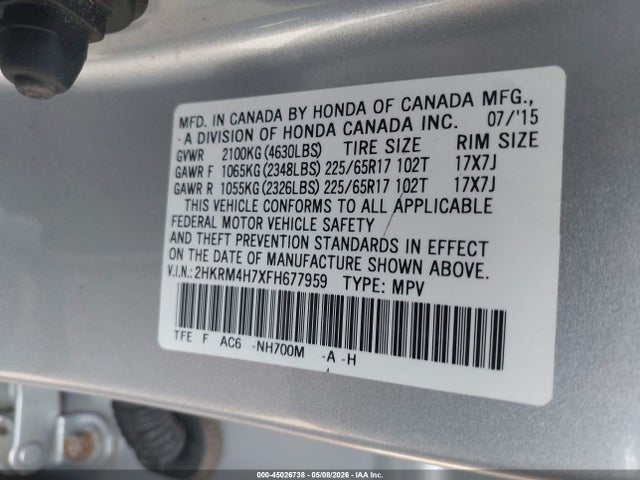 Honda CR-V Ex-l