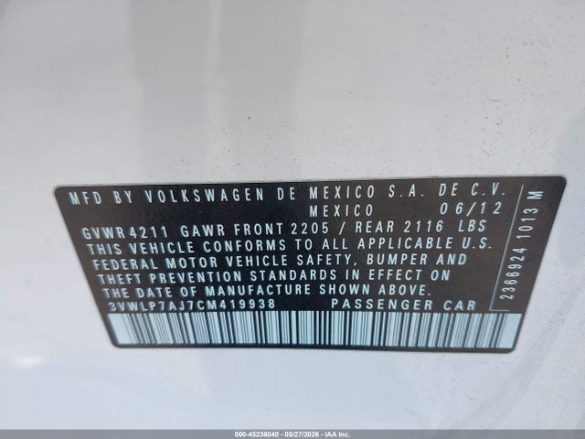 Volkswagen Jetta 2.5l Sel Premium