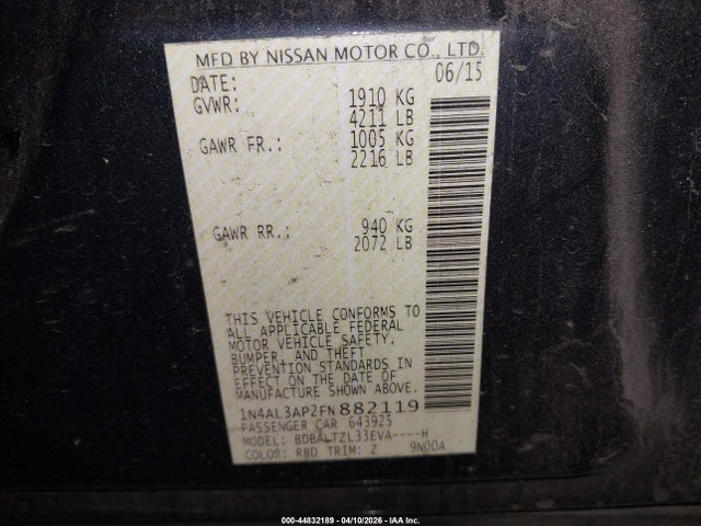 Nissan Altima 2.5 Sl
