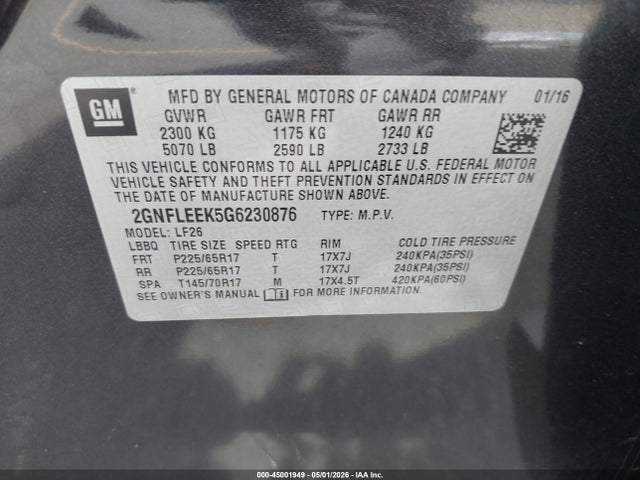 Chevrolet Equinox Ls