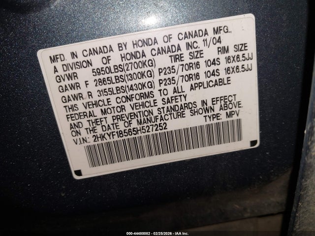 Honda Pilot Ex-l