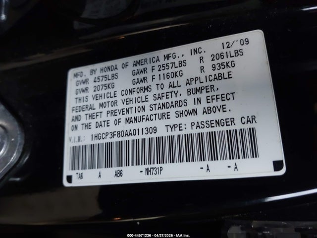 Honda Accord 3.5 Ex-l