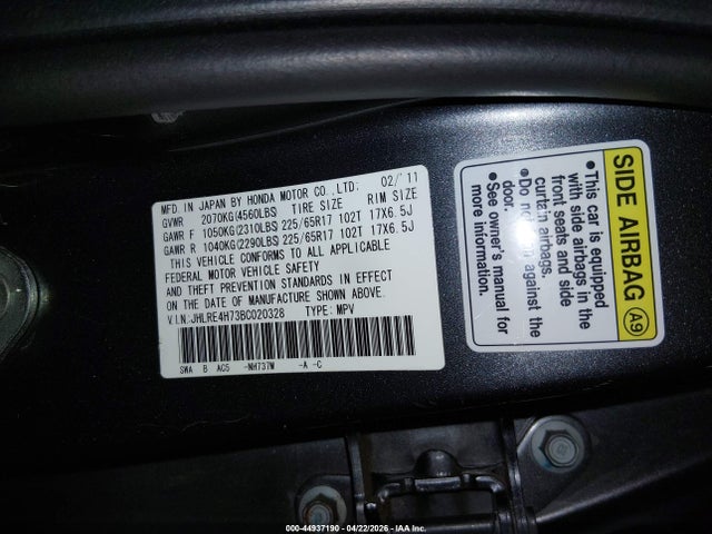 Honda CR-V Ex-l
