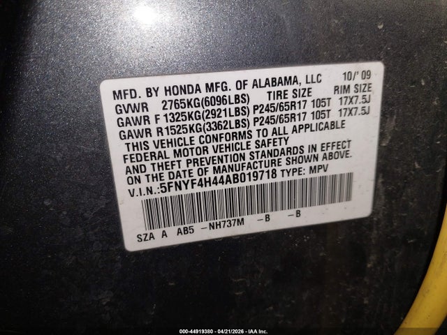 Honda Pilot Ex