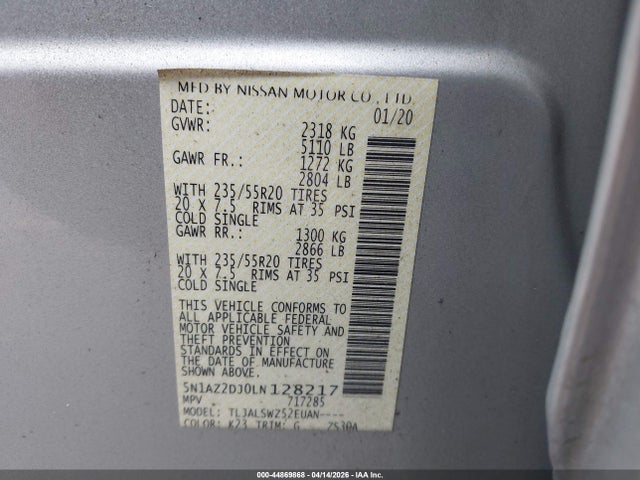 Nissan Murano Platinum Fwd