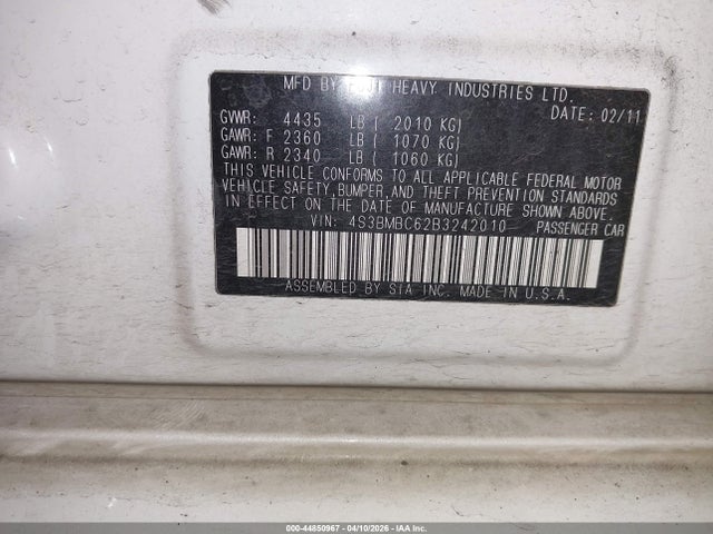 Subaru Legacy 2.5i Prem Awp