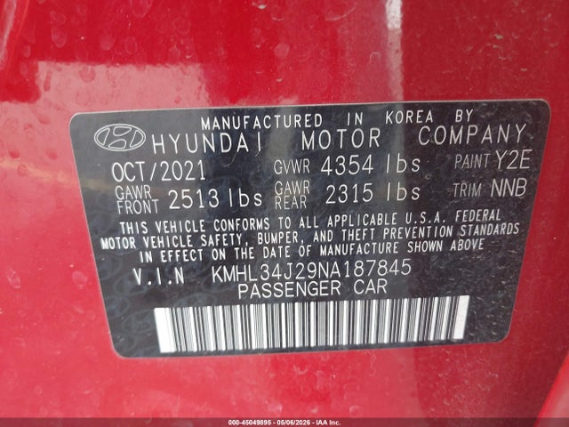 Hyundai SONATA Limited