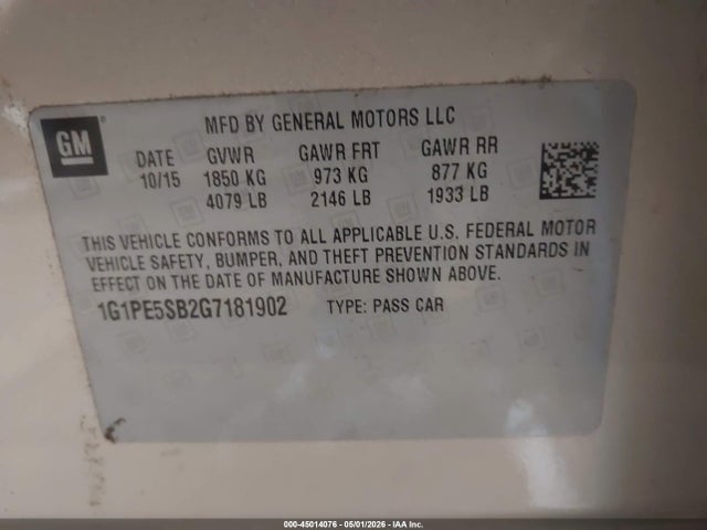 Chevrolet Cruze 1lt Auto