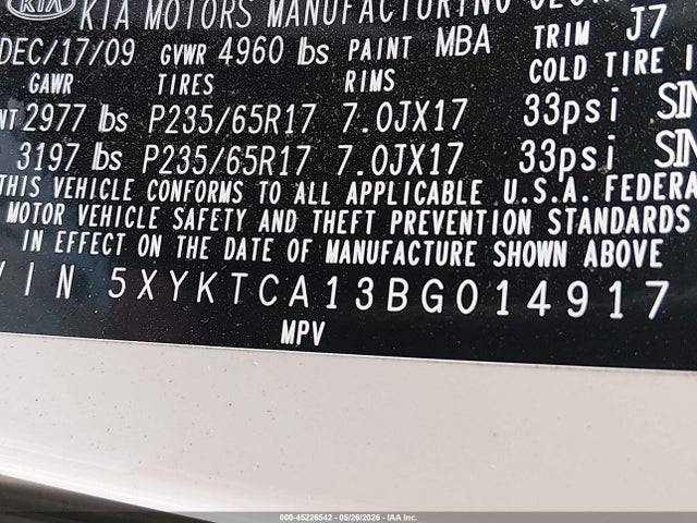 Kia Sorento Lx