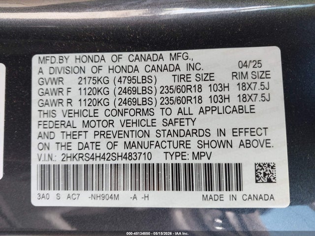 Honda CR-V Ex Awd