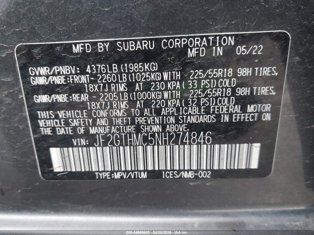 Subaru Crosstrek Limited