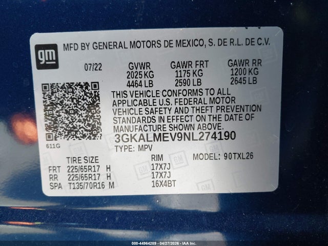 GMC Terrain Fwd Sle