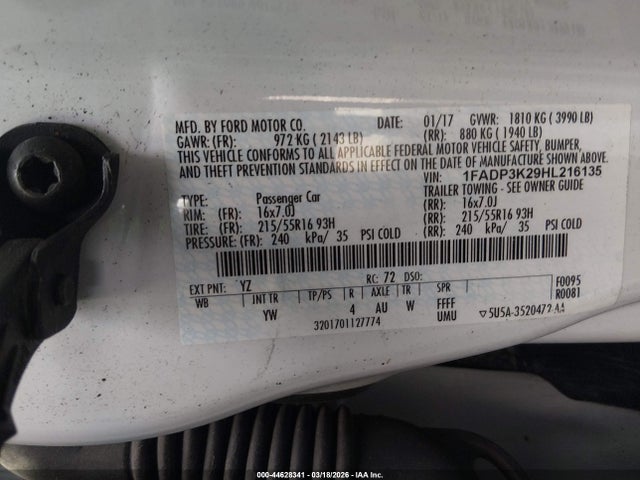 Ford Focus Se